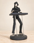 Sculpture claviériste noire et argentée | Atlas Maison