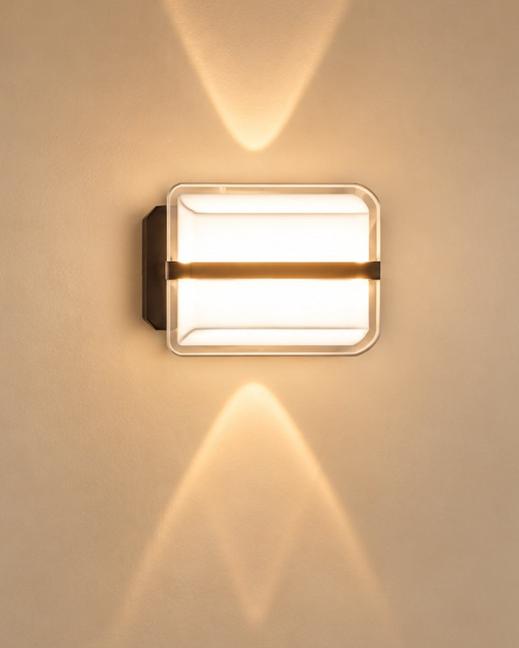 Applique murale LED rectangulaire noire | Atlas Maison