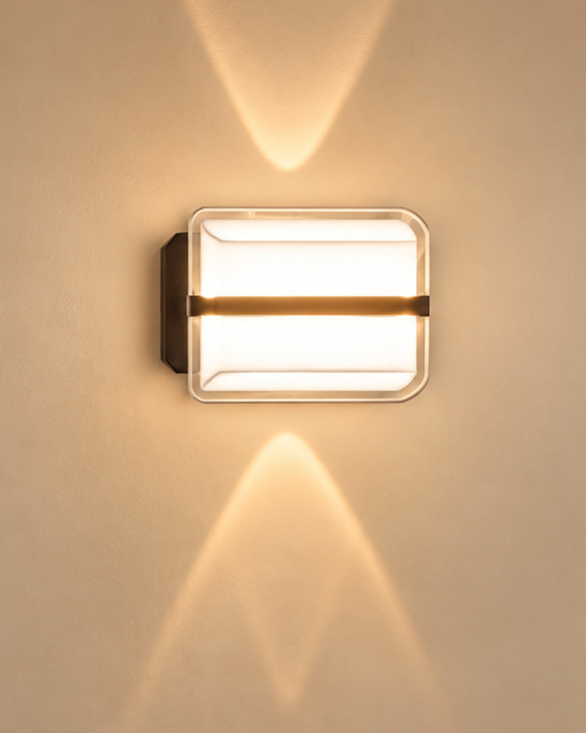 Applique murale LED rectangulaire noire | Atlas Maison