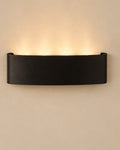 Applique murale LED noire incurvée | Atlas Maison